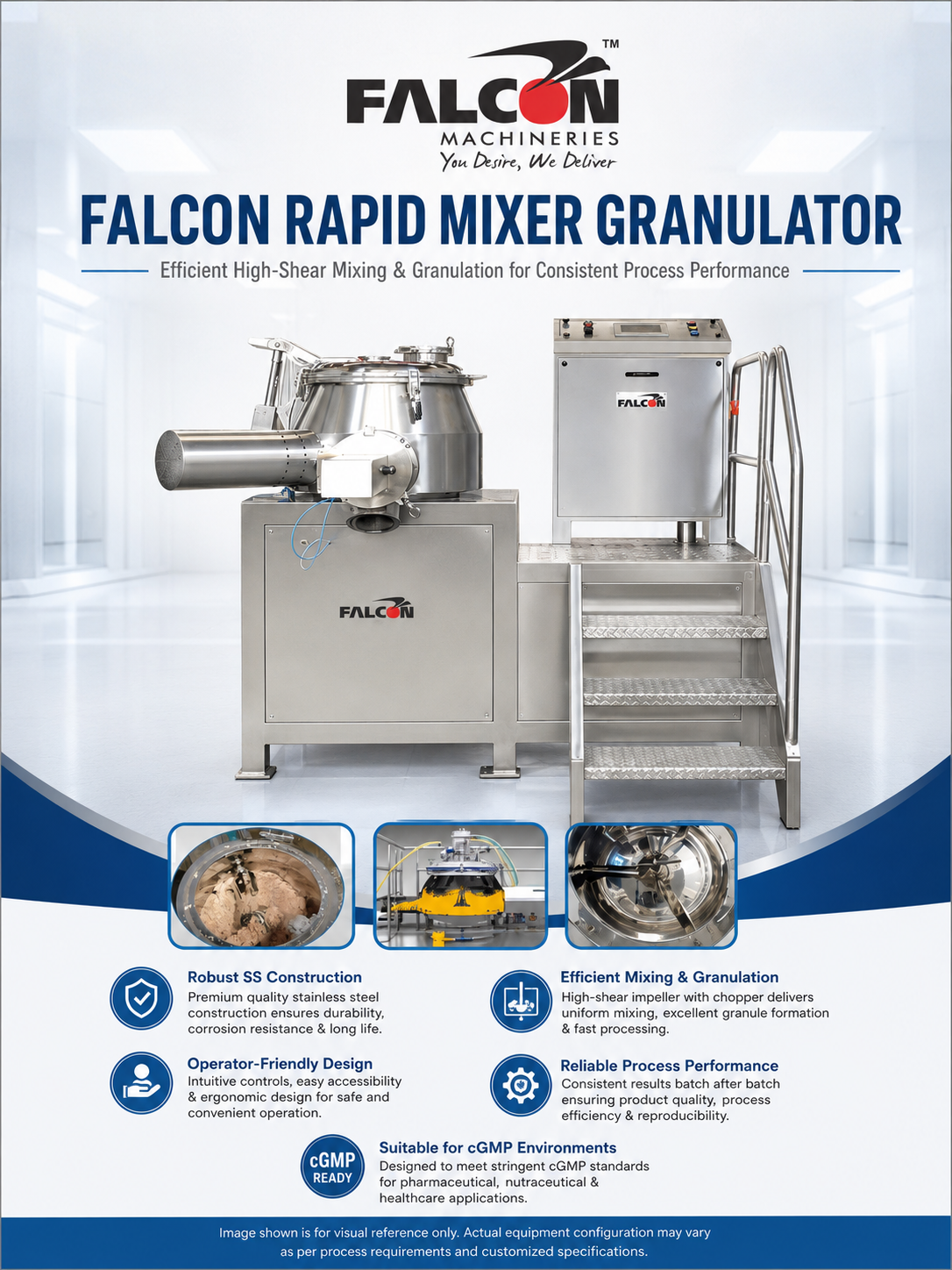 Rapid Mixer Granulator – High Shear Mixer